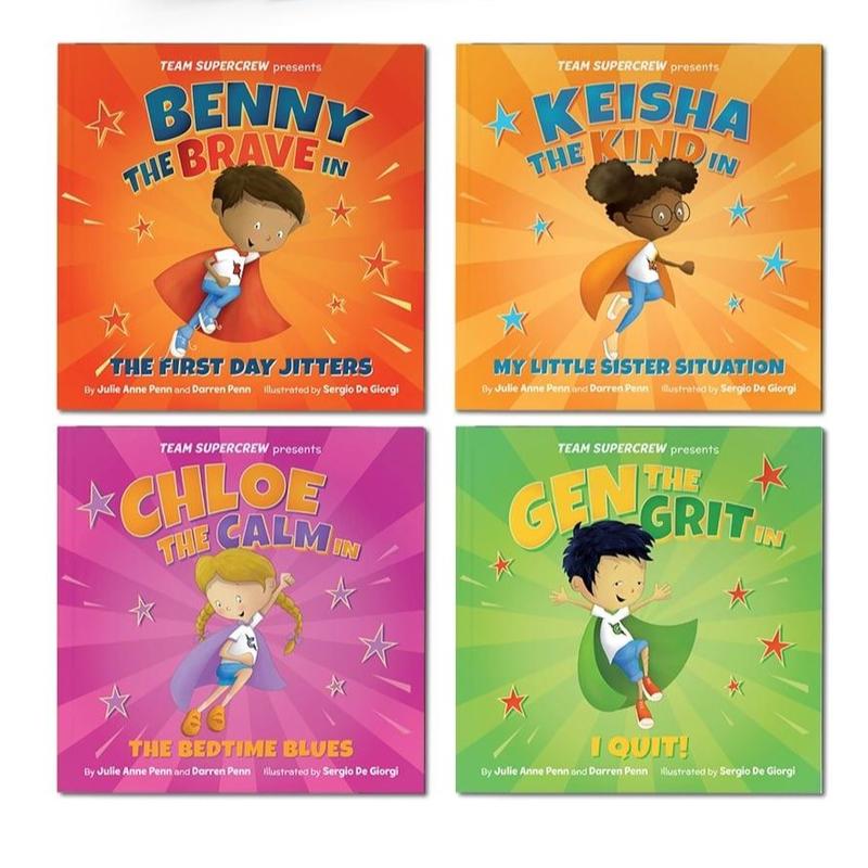 Team Supercrew Emotions and Powers Book Set