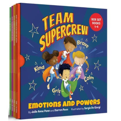 Team Supercrew Emotions and Powers Book Set