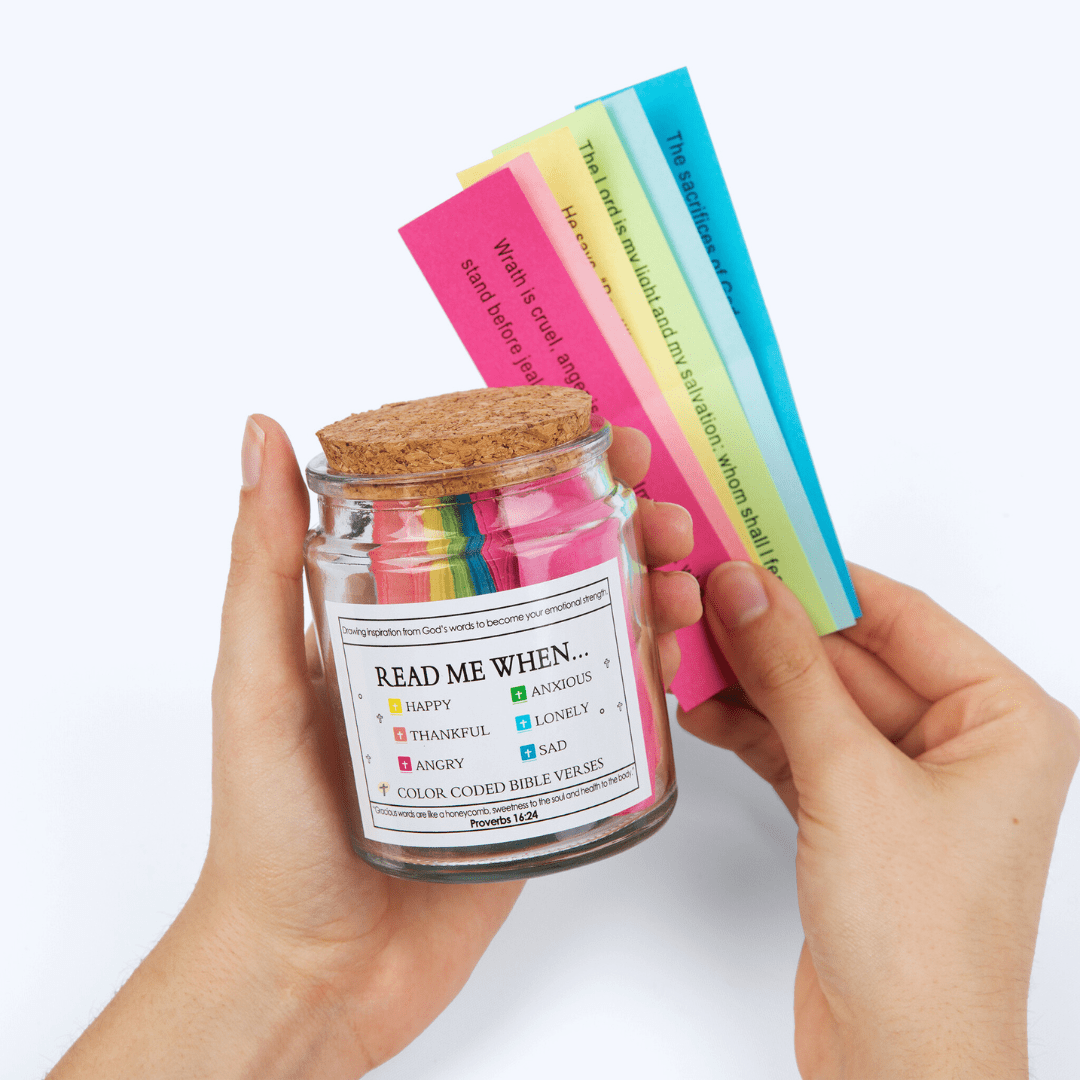 (Gifting Offer) Handmade 90 Day Bible Verse Jar