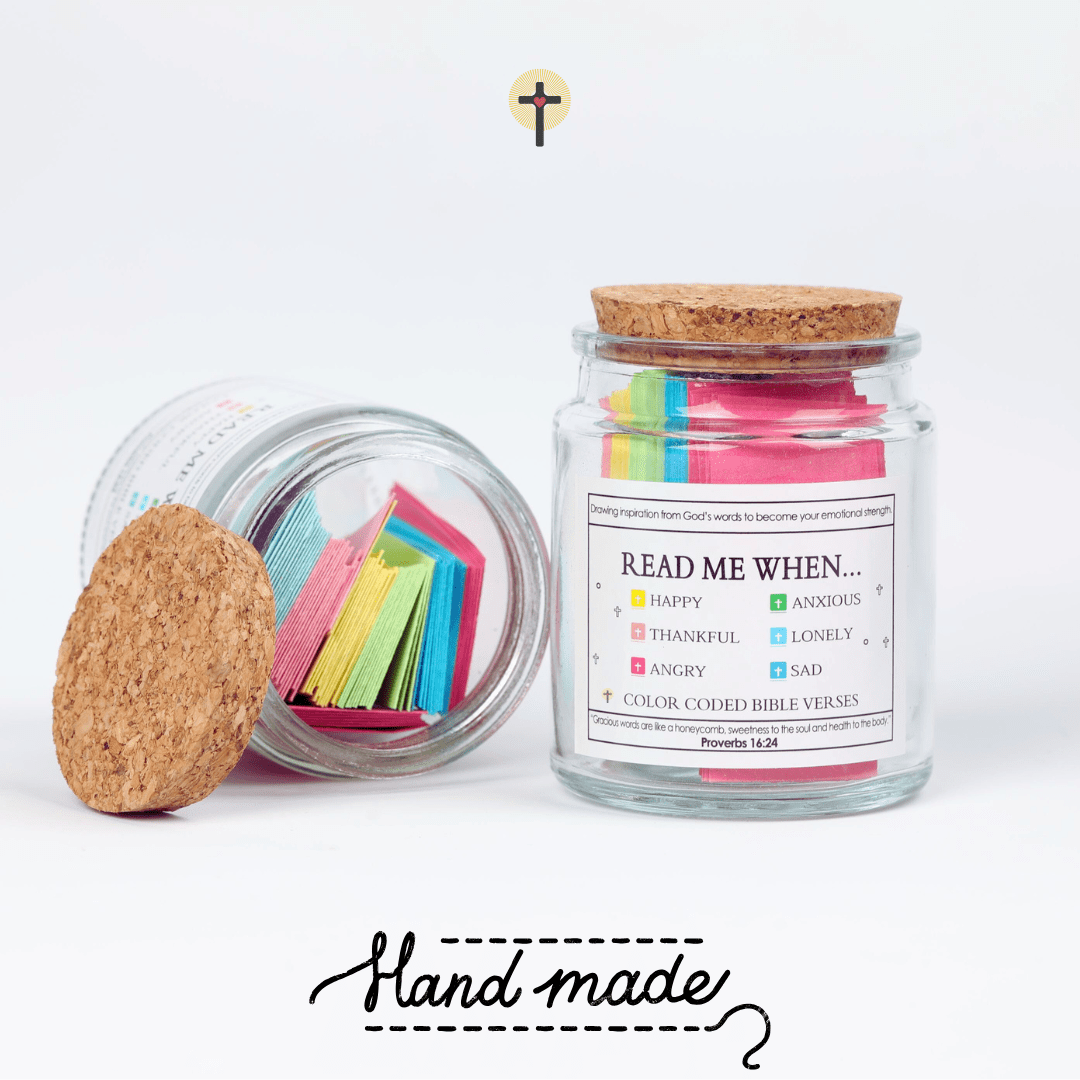 (Gifting Offer) Handmade 90 Day Bible Verse Jar
