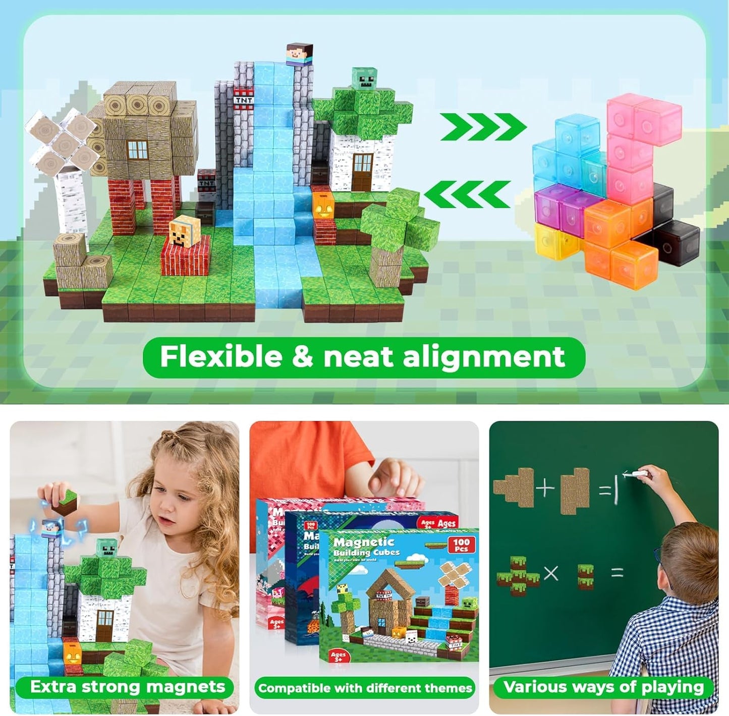 Funstem™ Magnetic Building Blocks