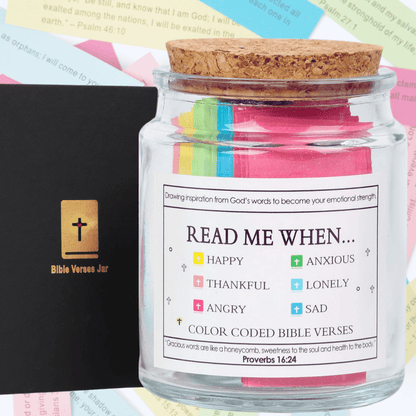 (Gifting Offer) Handmade 90 Day Bible Verse Jar