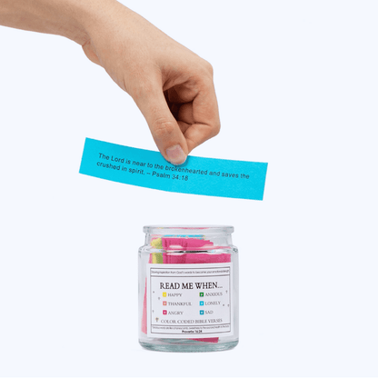 (Gifting Offer) Handmade 90 Day Bible Verse Jar